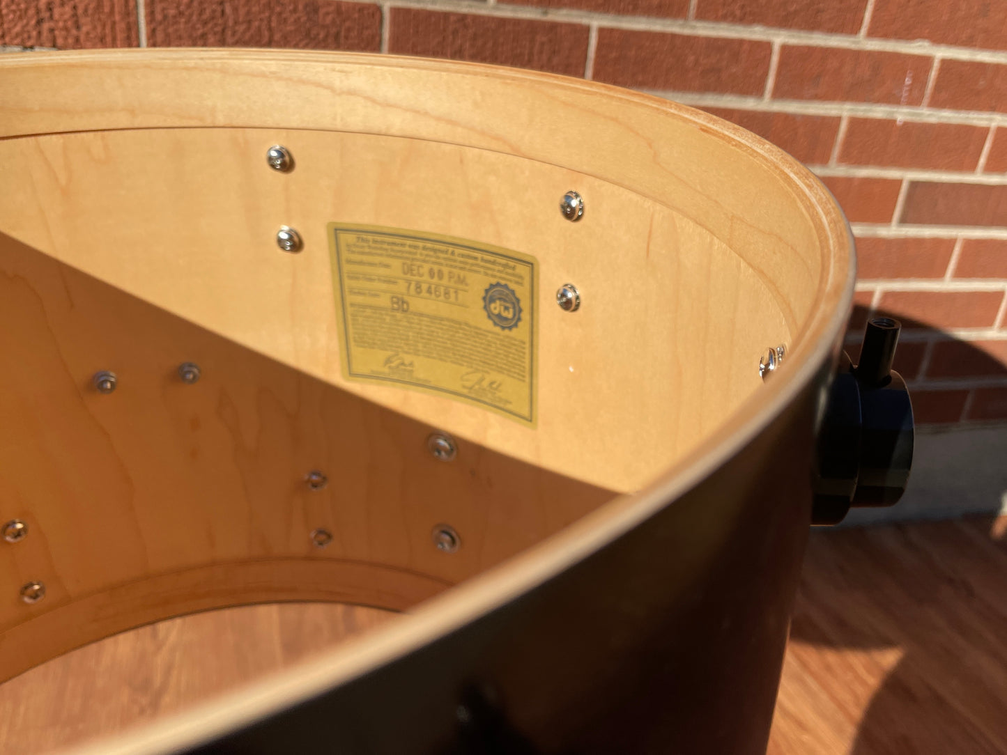 DW 11x14 Floor Tom Drum Collector's Series Single Tobacco Burst Drum Workshop