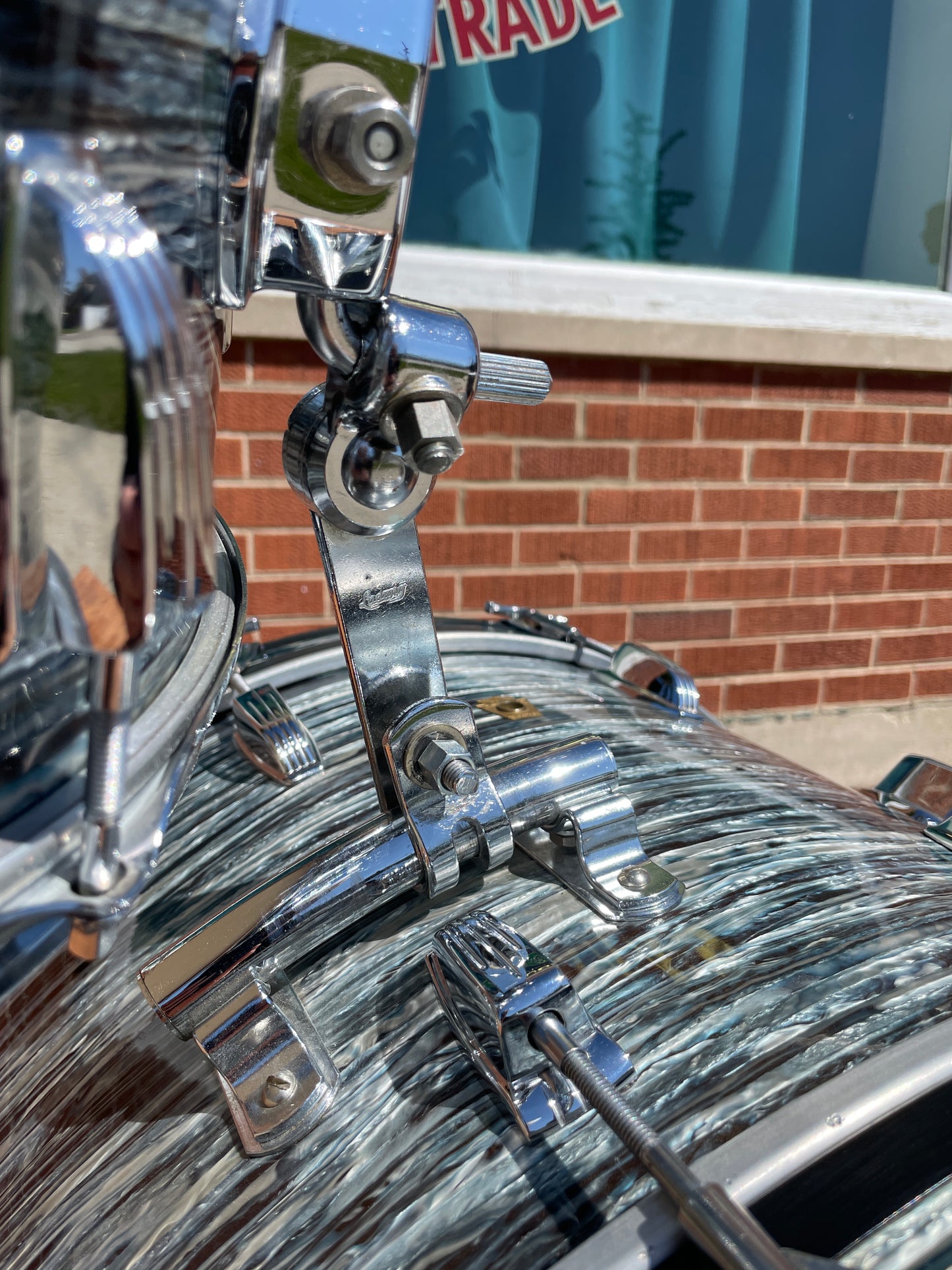 1968 Ludwig Super Classic Drum Set Oyster Blue Pearl 22/13/16