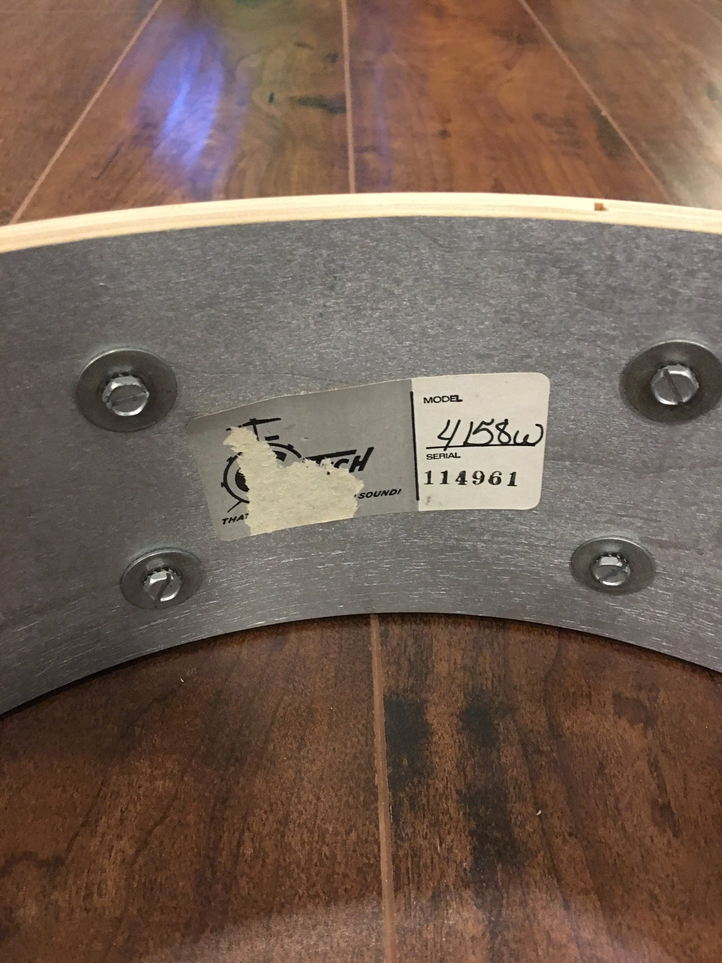Gretsch Stop Sign Badge Snare Drum Natural Players Snare