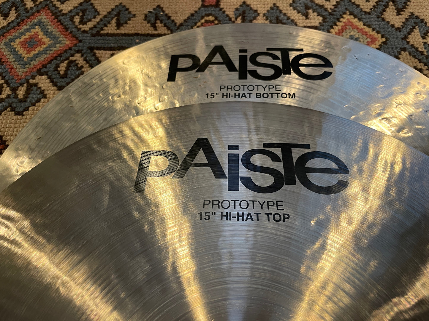 15" Paiste T20 Prototype Hi-Hat Cymbal Pair 1270g/1630g