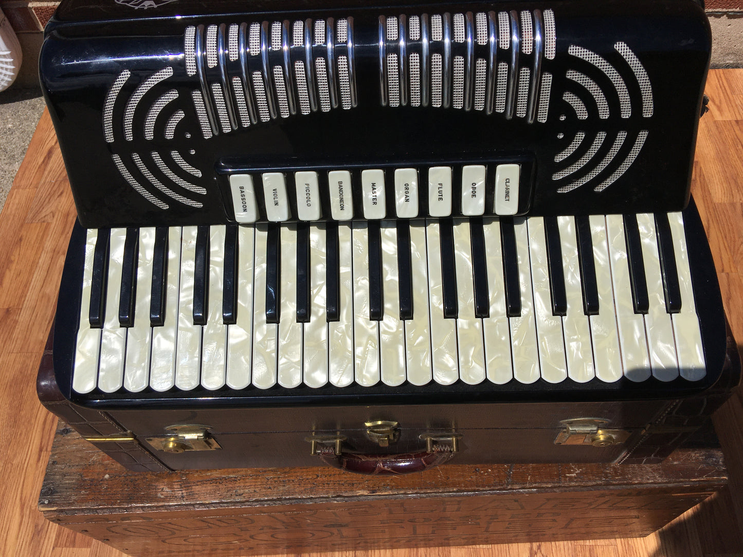 1950s Regent Accordion Made In Italy W/ Original Hard Case