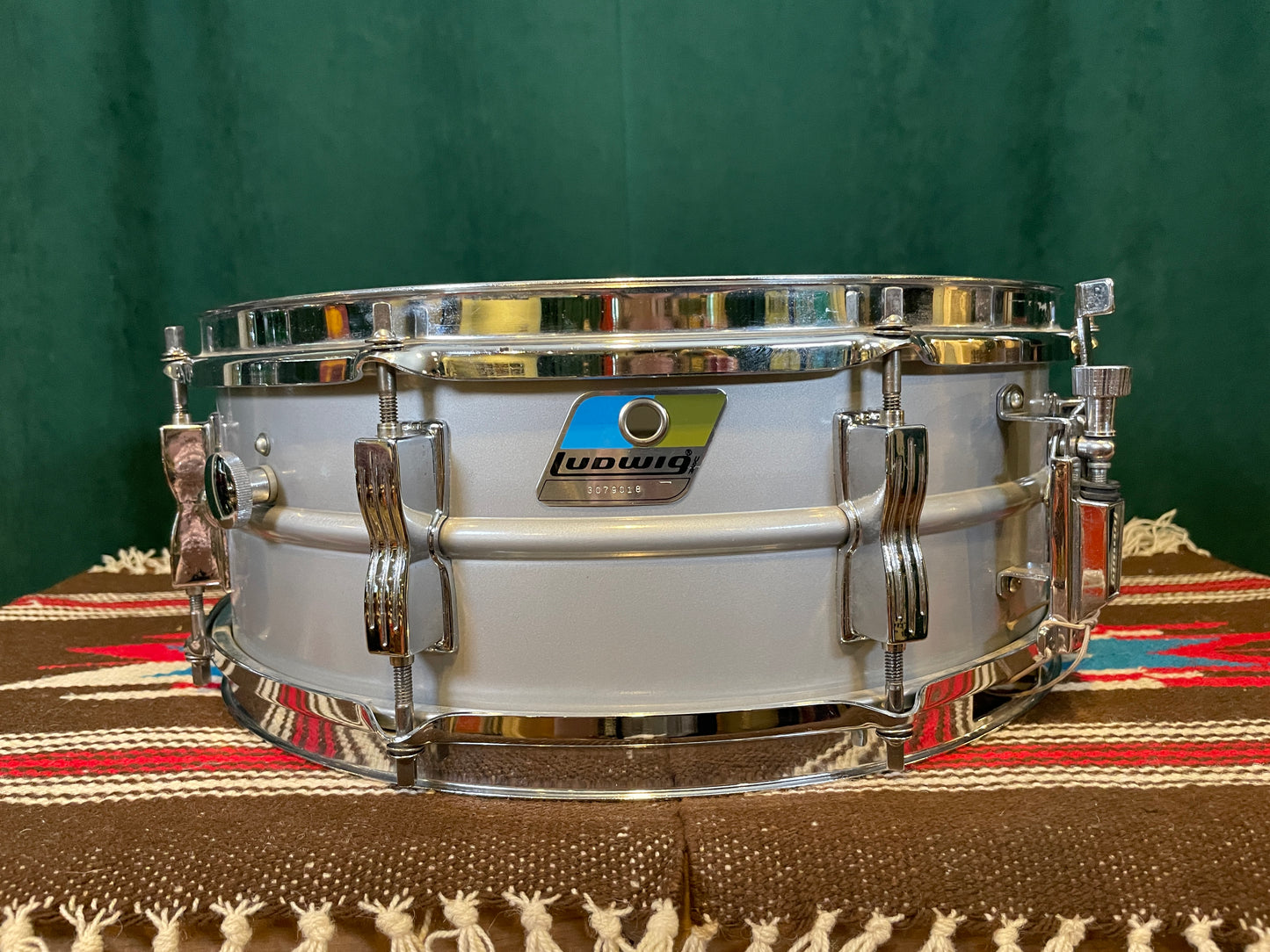 1970s-1980s Ludwig 5x14 LM404 Acrolite Snare Drum