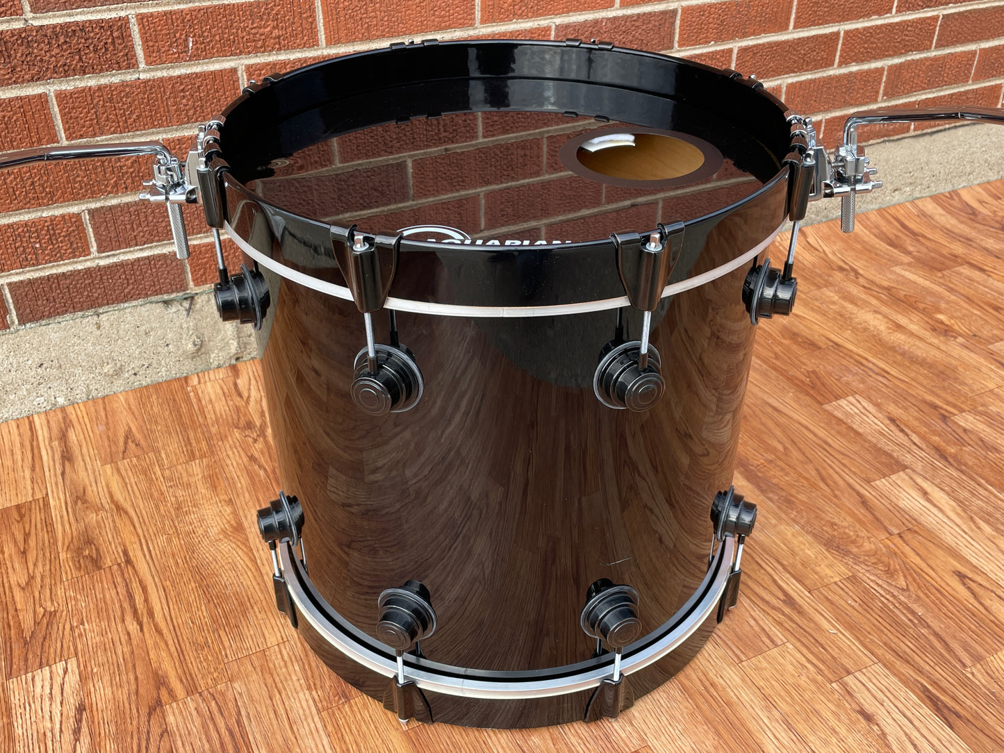 2004 DW 16x18 Virgin Bass Drum Black Lacquer Drum Workshop Collector's Series