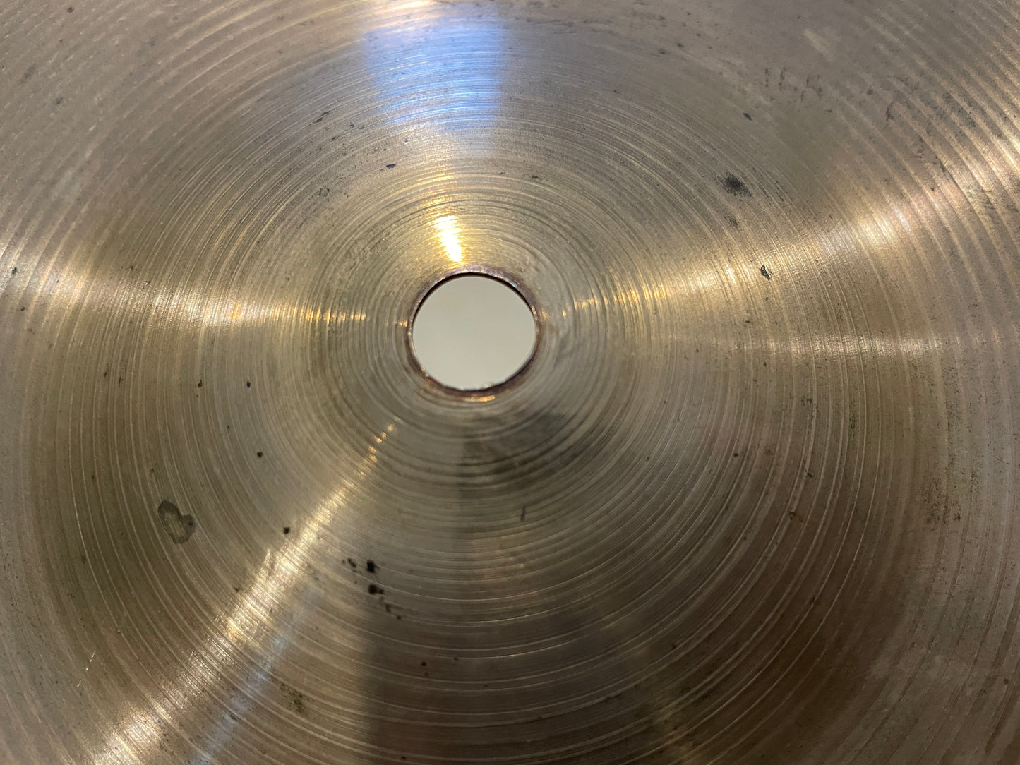 14" Zildjian A 1940s-50s Trans Stamp Hi-Hat Single Cymbal 667g #735 *Video Demo*