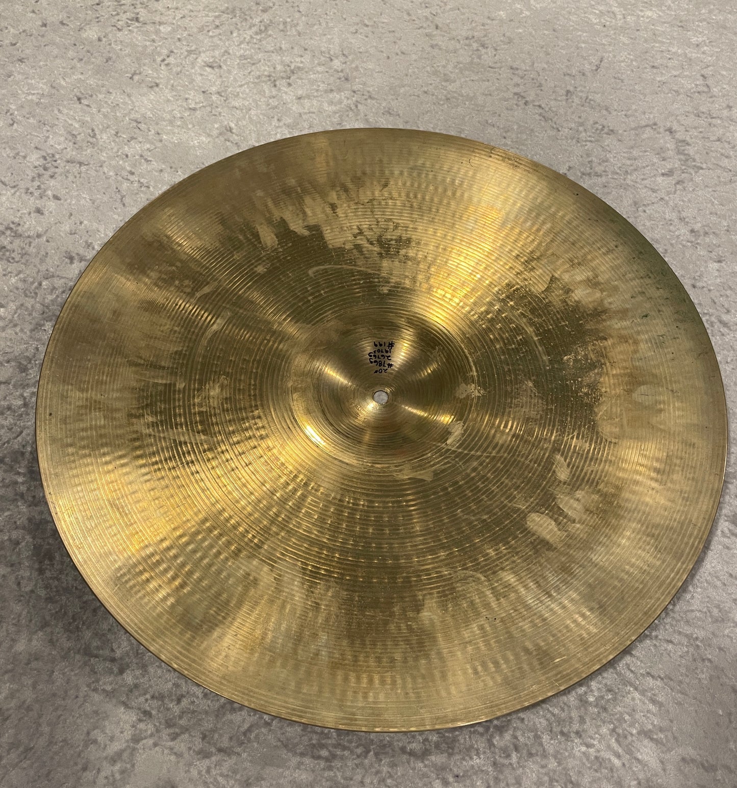 20" Zildjian A 1970s Ride Cymbal 2676g #786
