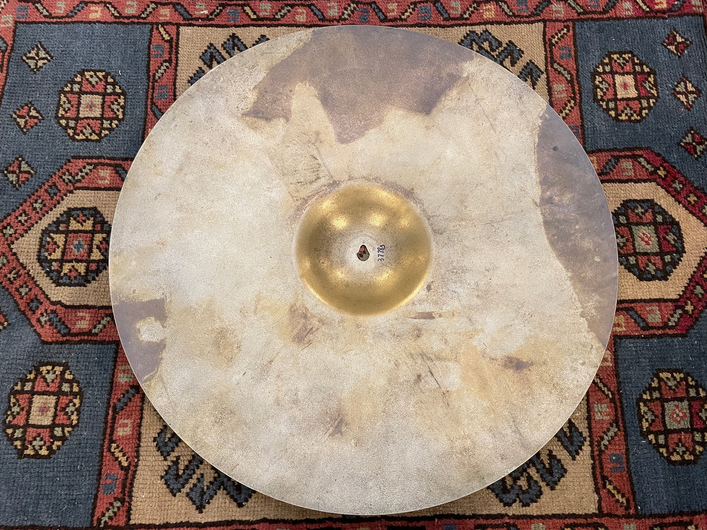 20" Vintage Zildjian A Earth Ride Cymbal 3778g *Video Demo*