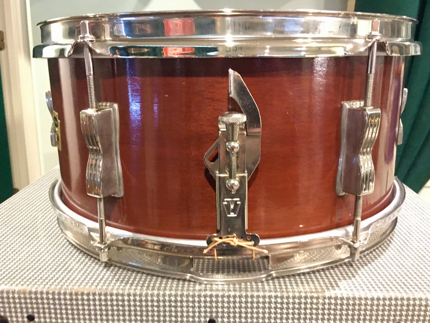 1959 Ludwig Pioneer Transition Badge 6.5X14 Mahogany Snare Drum