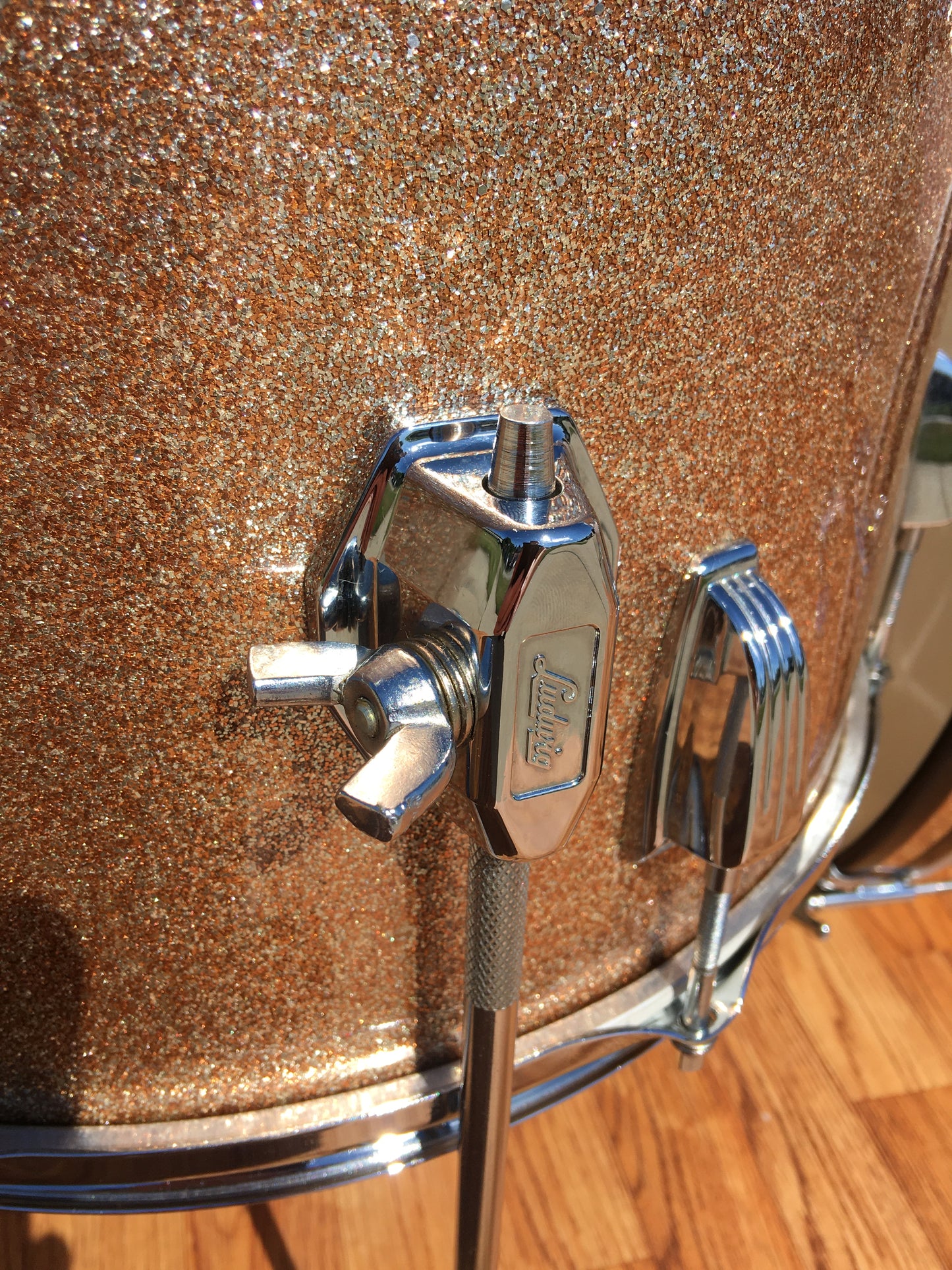 1965 Ludwig Super Classic Drum Set Champagne Sparkle 100% Original
