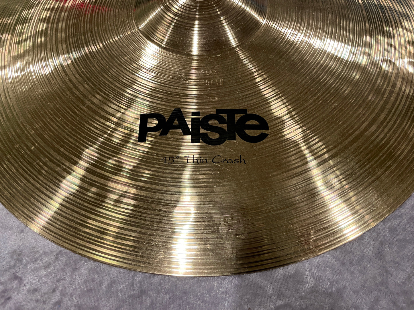 15" Paiste Sound Formula Thin Crash Cymbal 872g