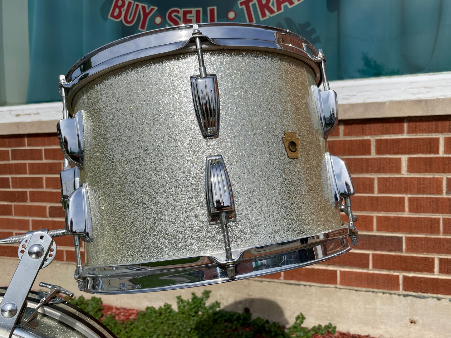 1964 Ludwig Super Beat Drum Set Silver Sparkle 20/13/16 COB