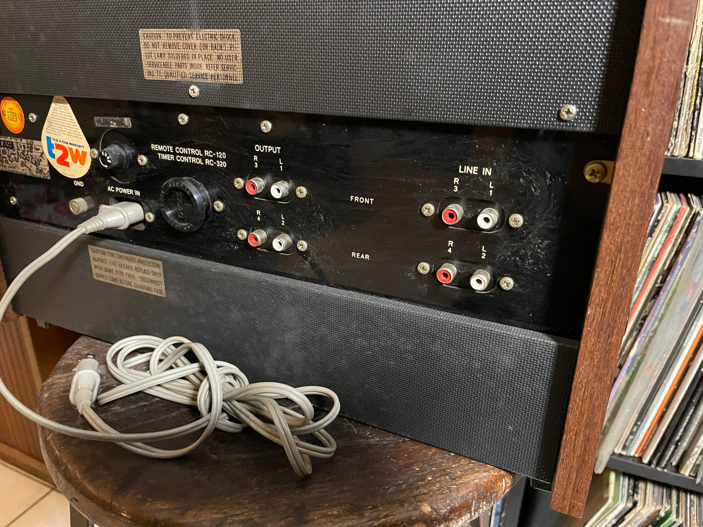 Vintage TEAC 3340S Pro-Serviced 4-Channel Simul-Sync Reel-To-Reel Quad Tape Deck Recorder Machine