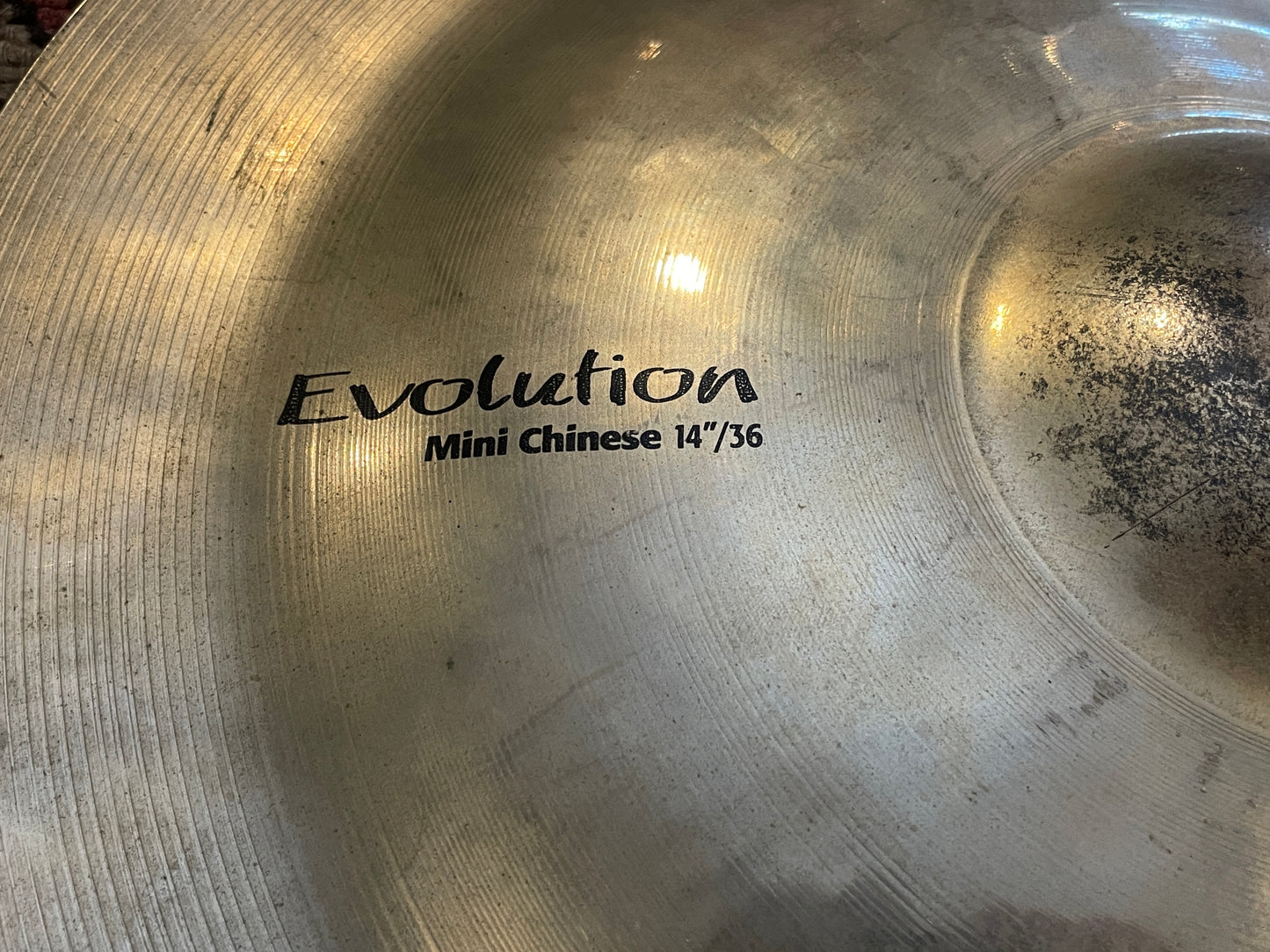 14" Sabian HHX Evolution Mini Chinese China Cymbal 636g
