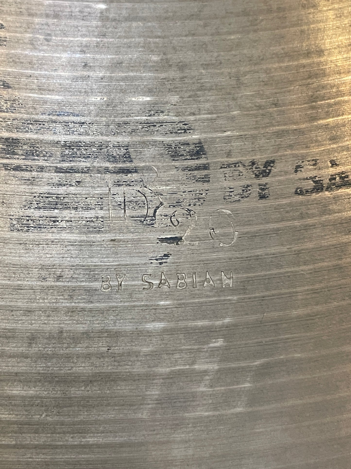 20" Sabian B20 Ride Cymbal 2240g Made in Italy *Video Demo*