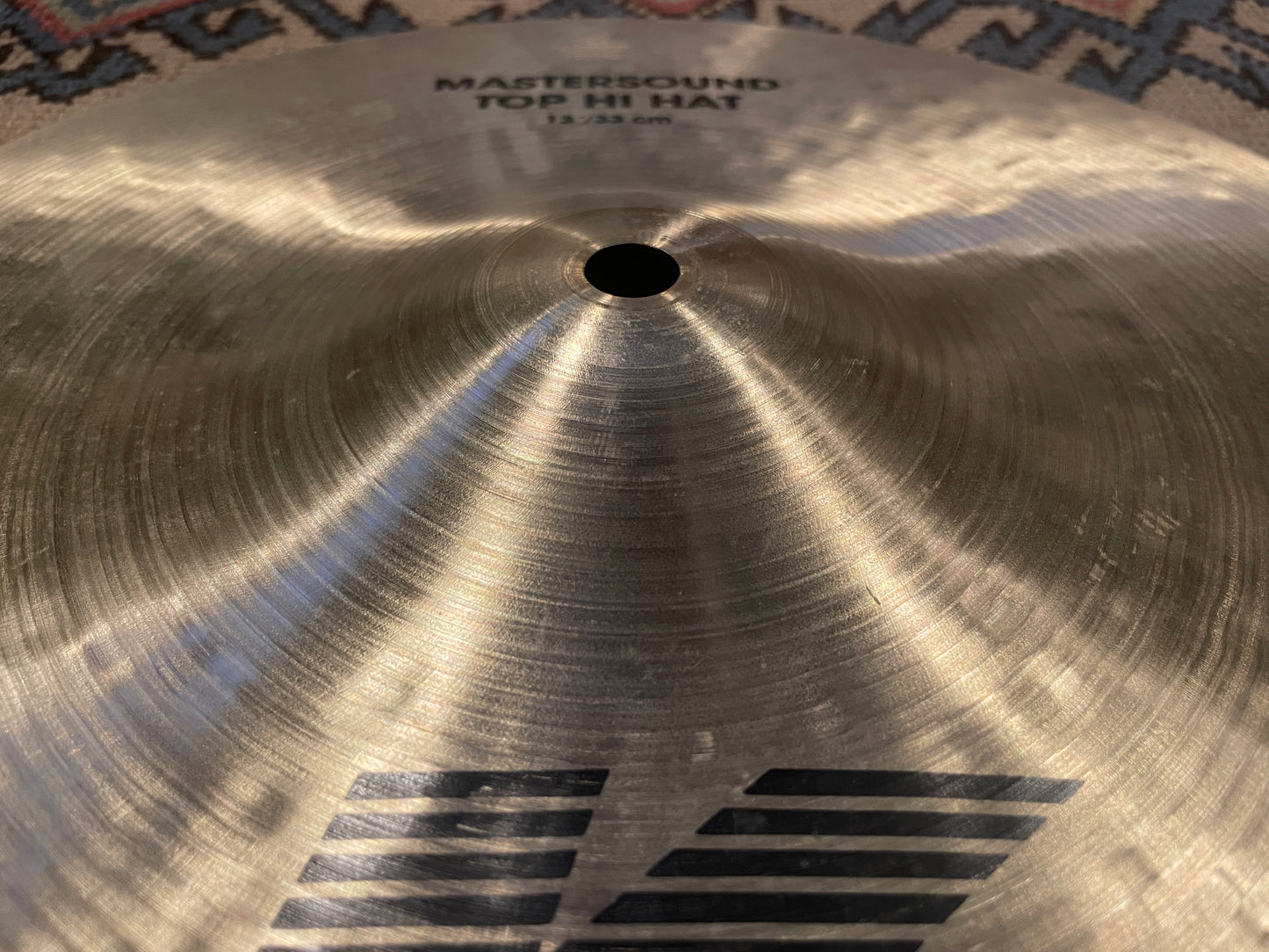 13" Zildjian K Mastersound Hi-Hat Top Cymbal Single 844g