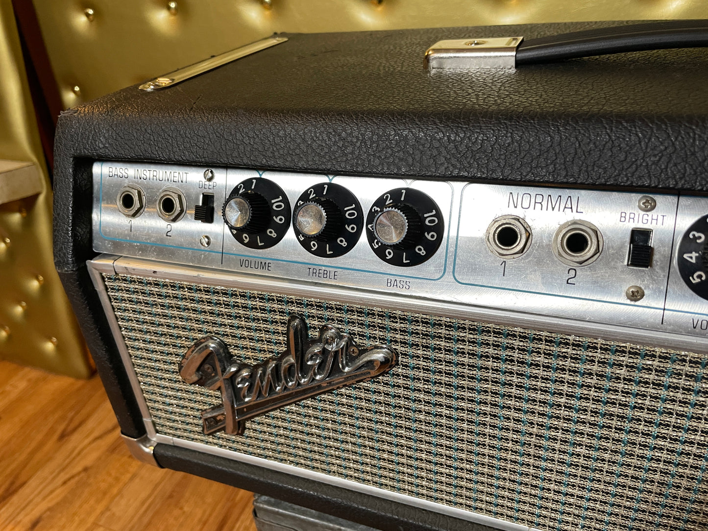 1968 Fender Silverface Bassman Amplifier Head AB165