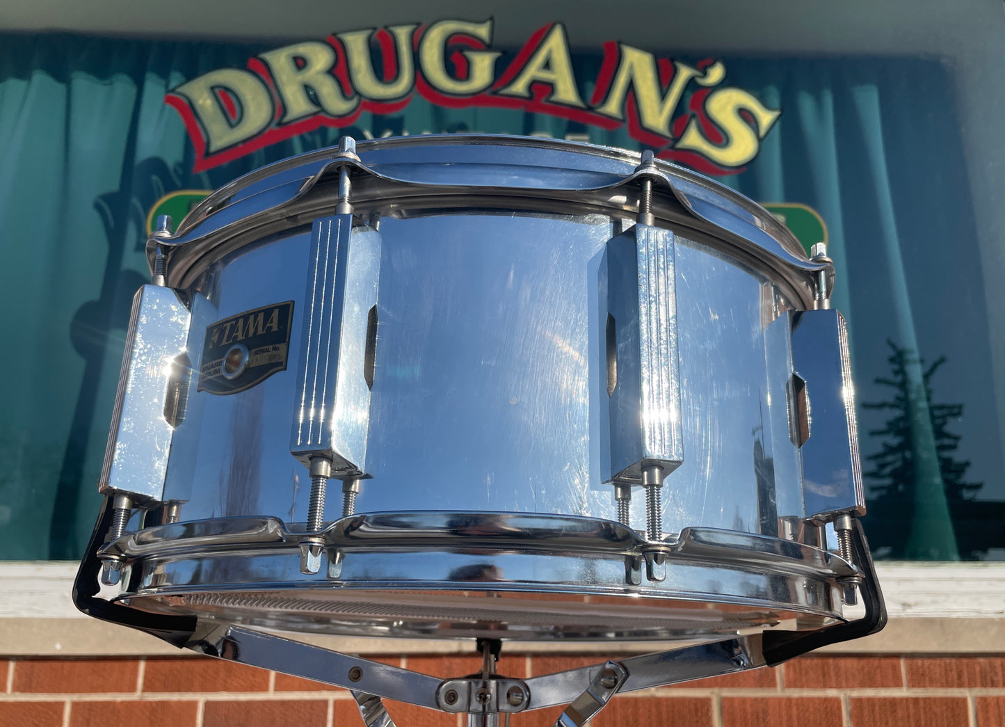 1980s Tama 6.5x14 Chrome Over Wood Snare MIJ Artstar Granstar