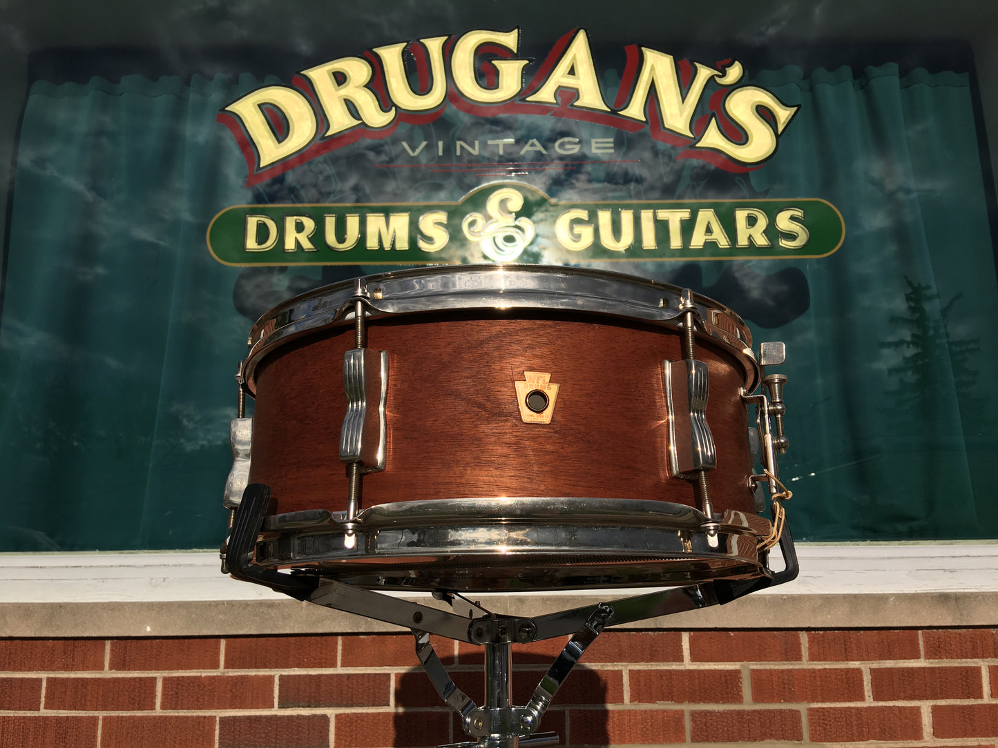 1950s WFL Ludwig 5.5x14 Model 491 Supreme Concert / Pioneer Snare Drum Refinished