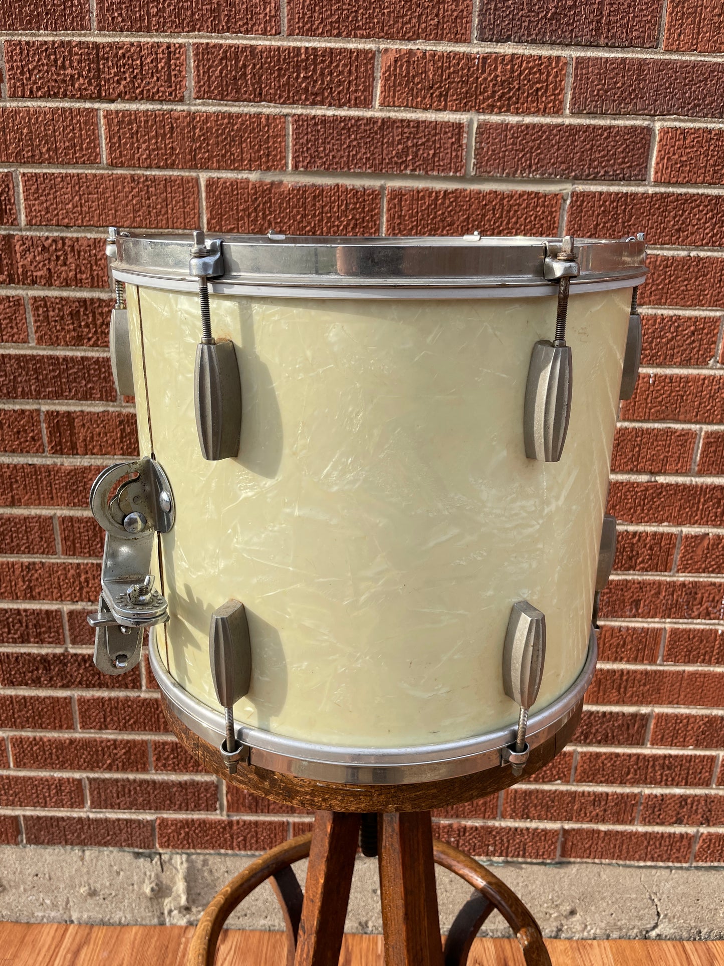 Slingerland 12x14 Radio King Tom Drum White Marine Pearl