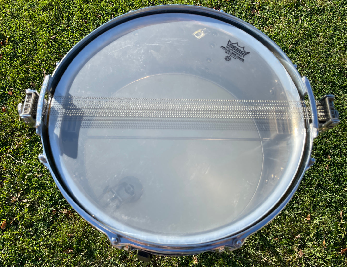 1930s Leedy 6.5x14 Chrome Over Brass Broadway Parallel Snare Drum COB *Video*