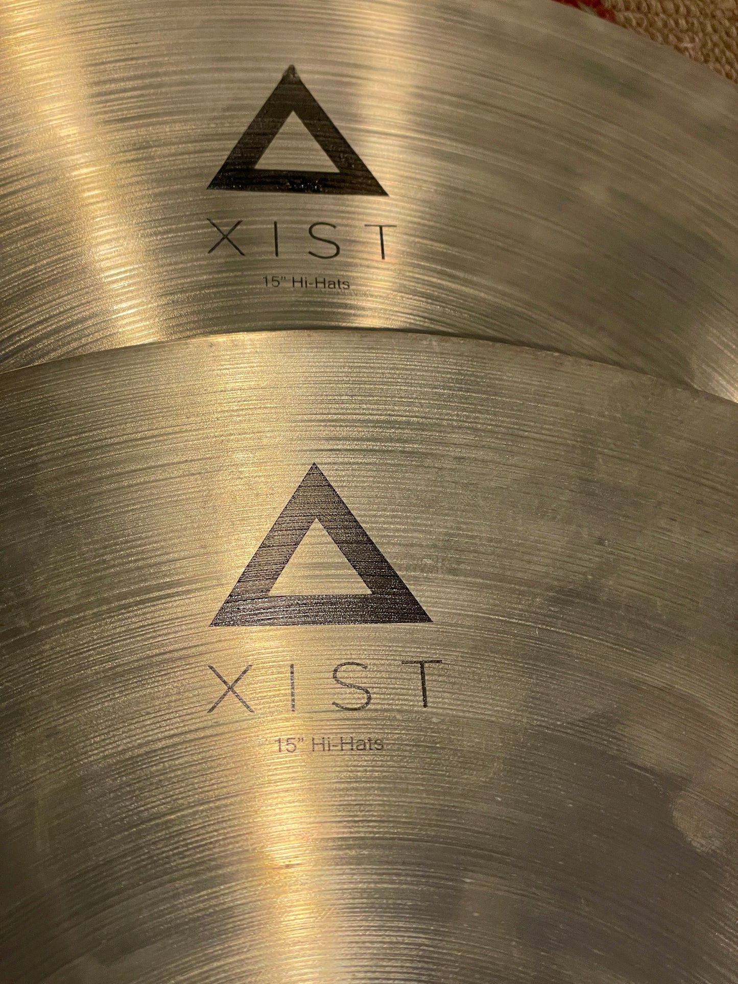 15" Istanbul Agop Xist Hi-Hat Cymbal Pair 1091g/1286g