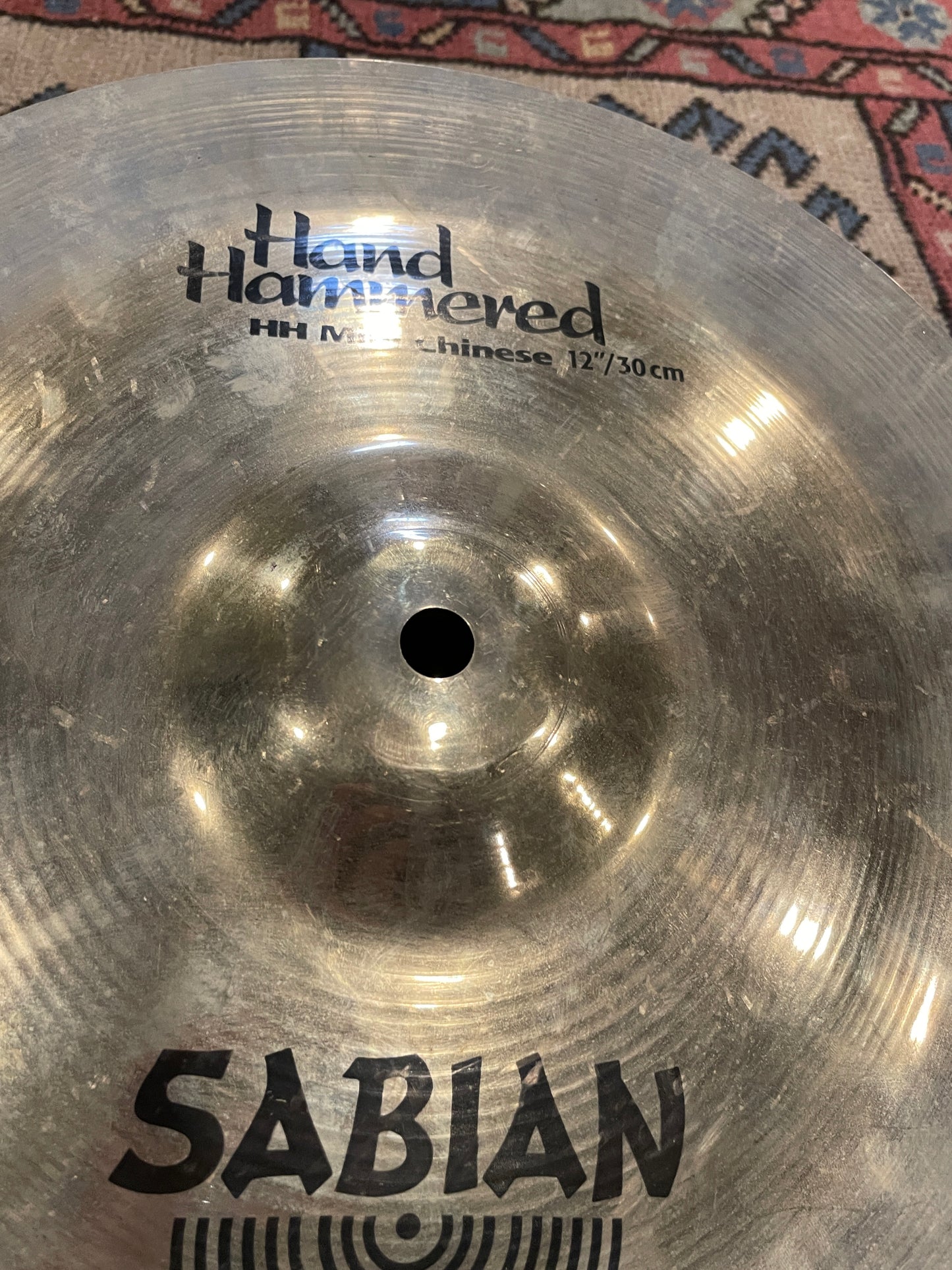 12" Sabian Hand Hammered HH Mini Chinese China Cymbal 422g Virgil Donati