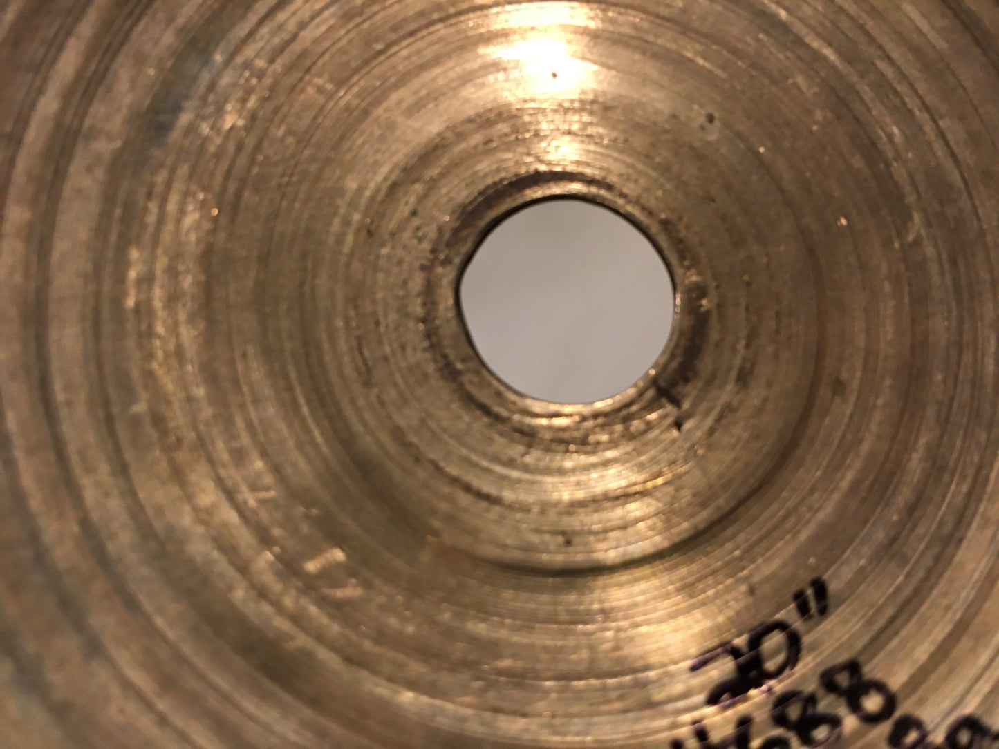 20" Zildjian A 1950s Small Stamp Ride Cymbal 2208g #688 *Sound File*