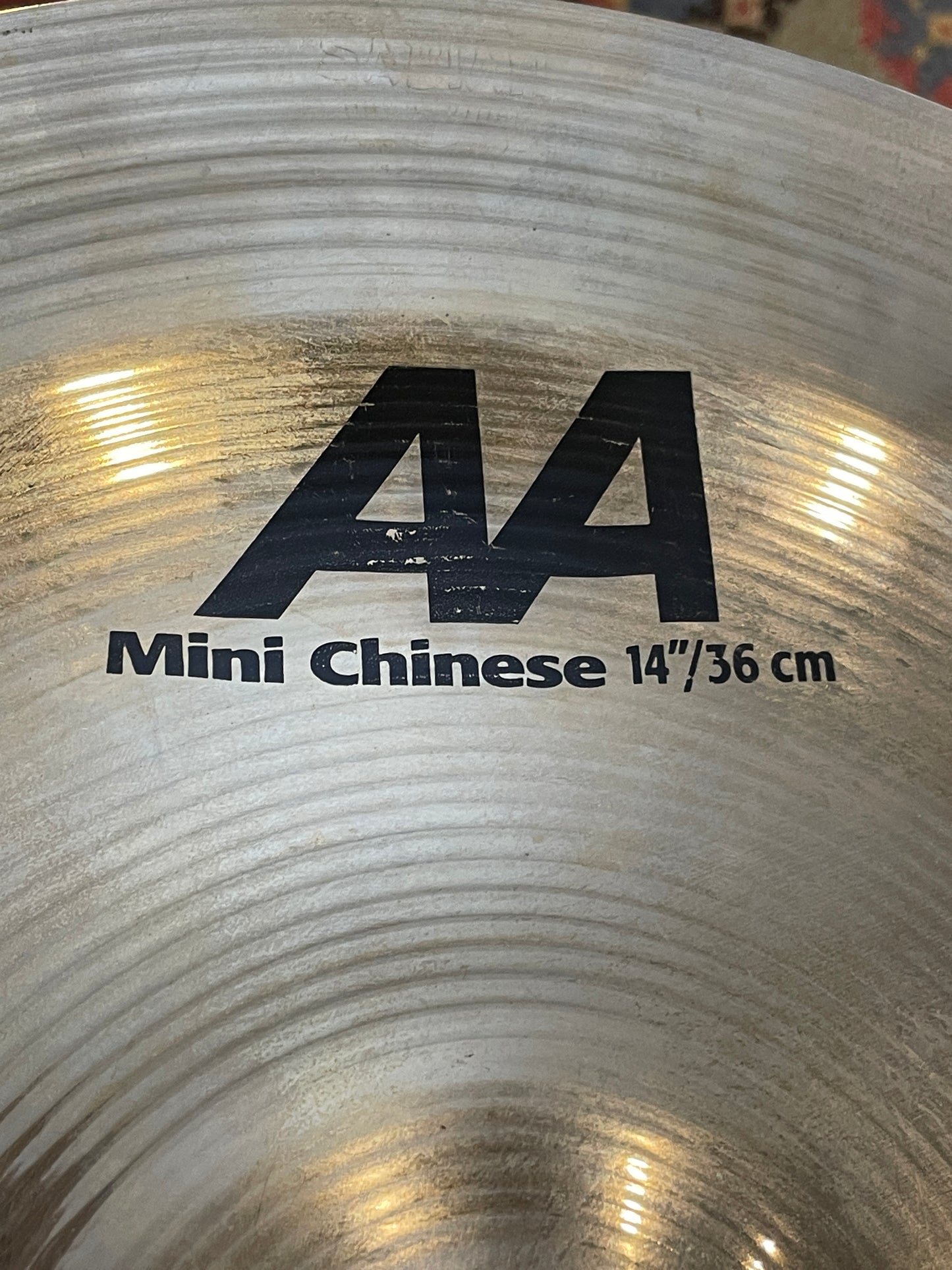 14" Sabian AA Mini Chinese Cymbal 676g