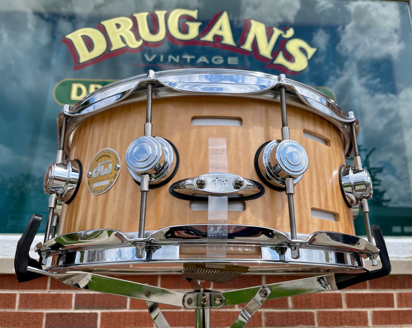 DW Collector's Series Acoustic EQ 6x14 Snare Drum Natural Drum Workshop