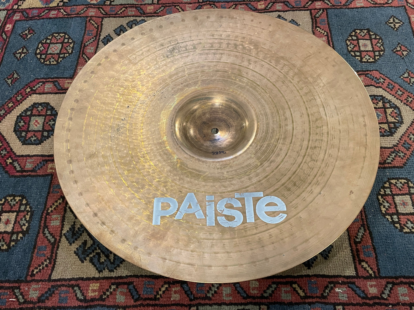 Vintage 21" Paiste 1983 Rude Ride / Crash Cymbal 2854g *Video Demo*