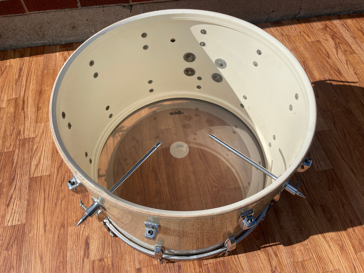 1960s Ludwig 14x22 Bass Drum Silver Sparkle
