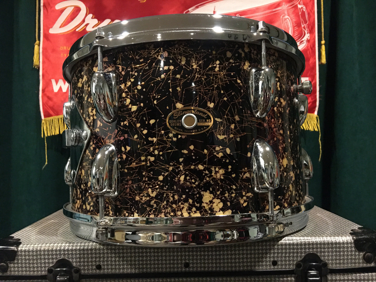 1960s Slingerland 8x12 Capri Pearl Tom Drum #2