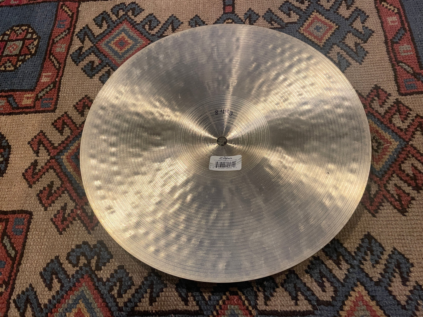 13" Zildjian K Mastersound Hi-Hat Top Cymbal Single 844g
