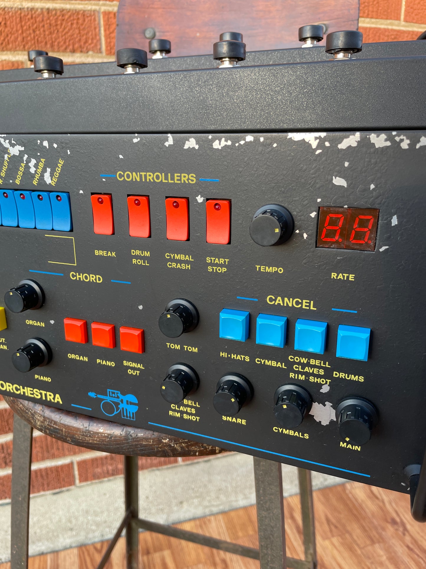 Vintage MTI 16R Auto Orchestra Analog Drum Machine, Bass, Piano, & Organ Synthesizer