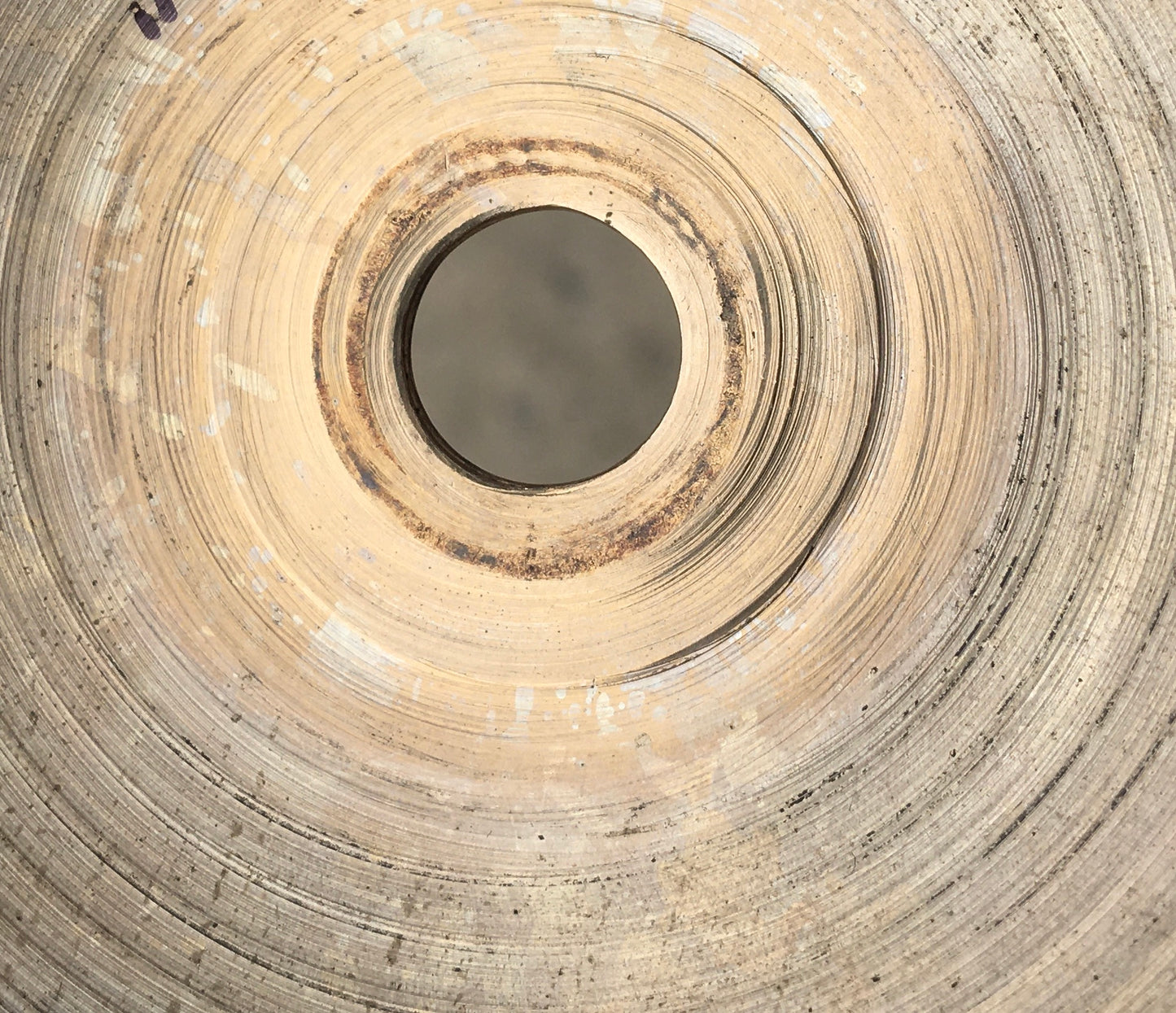 16" Zildjian A 1947-53 Trans Stamp Crash or Hi-Hat Cymbal 1014g #630