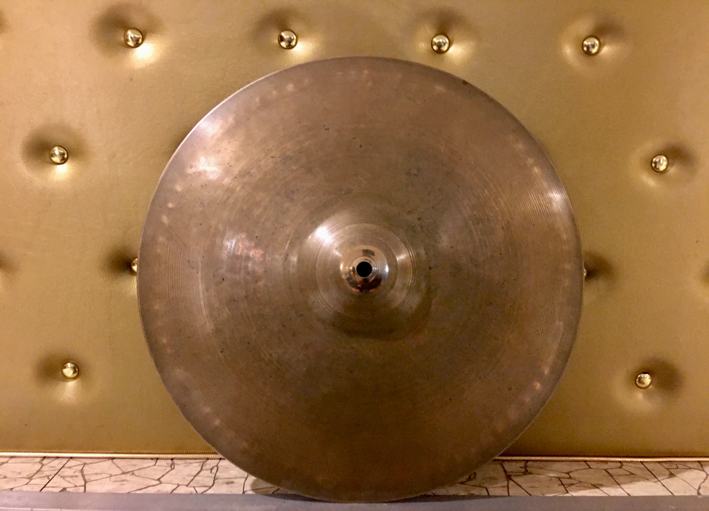 14" Vintage ZIldjian A Trans Stamp Hi Hat / Crash Cymbal Single 750g #590