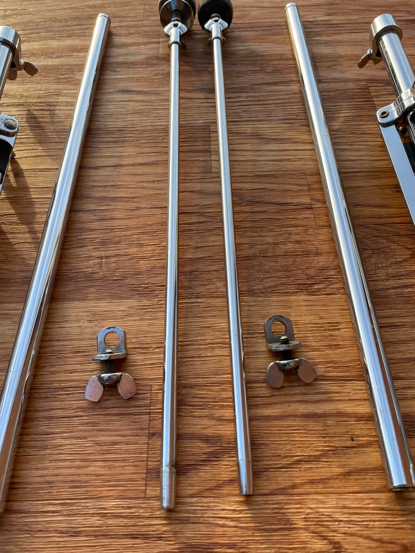 1960s Ludwig 1400 Flat Base Straight Cymbal Stand Pair (2 Pcs.)