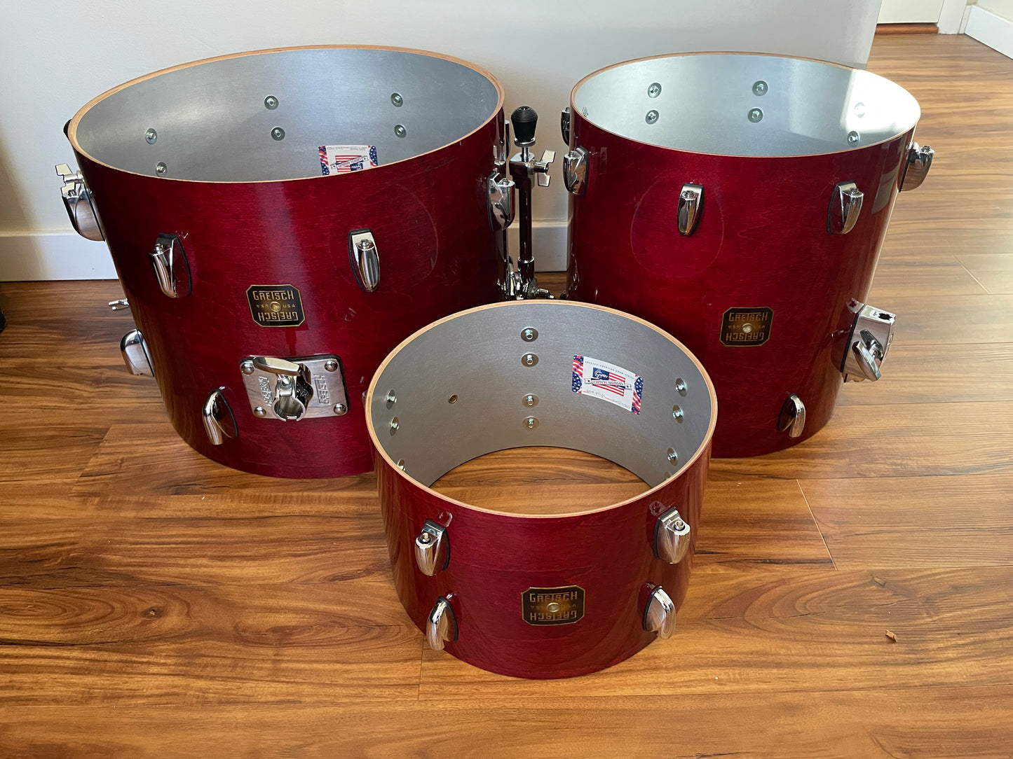 Gretsch USA Custom Bop Drum Set Rosewood Gloss 18/12/14