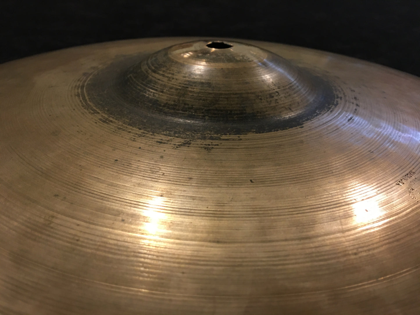 12" Zildjian A 1st / 2nd / Pre-Trans Stamp Crash / Splash Cymbal 434g #672