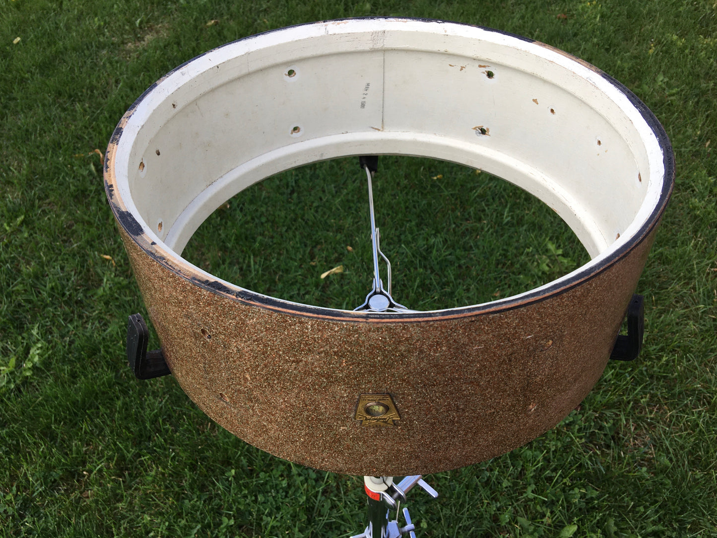1966 Ludwig Pioneer Snare Drum Shell Champagne Sparkle