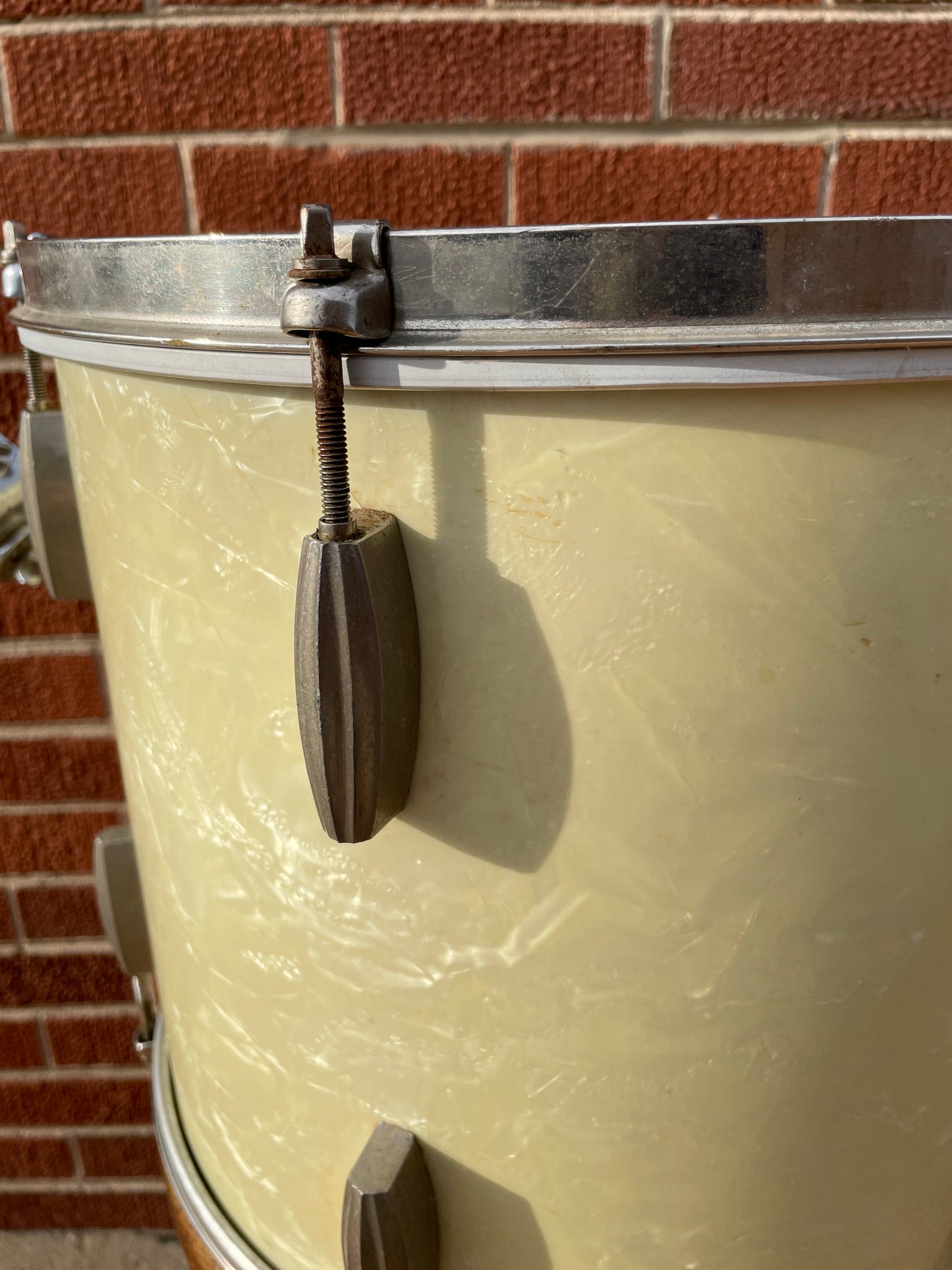 Slingerland 12x14 Radio King Tom Drum White Marine Pearl