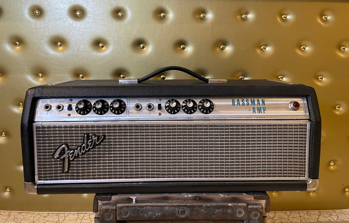 1969 Fender Silverface Bassman Amplifier Head AC568