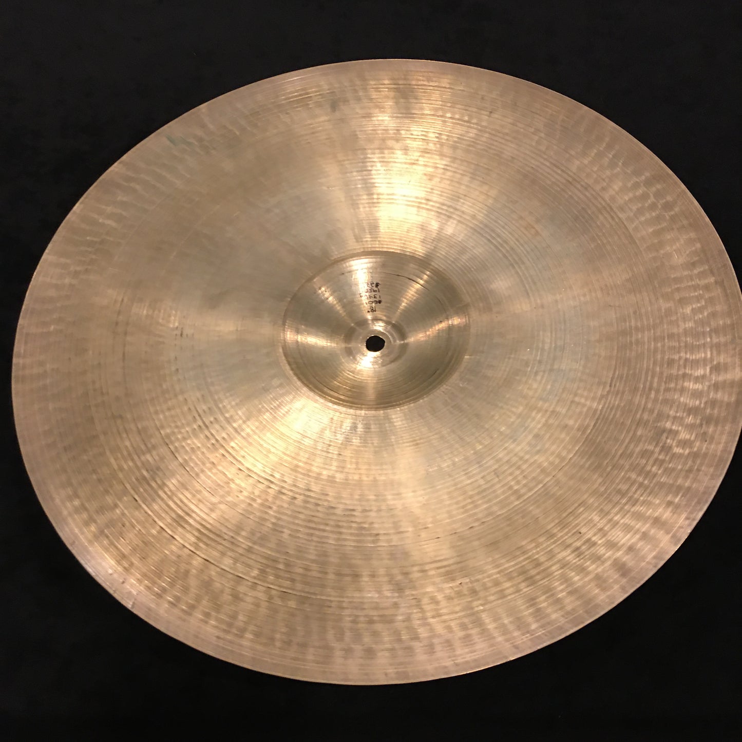 18" Zildjian 1950's Crash Ride Cymbal Great Weight 1341 grams #601