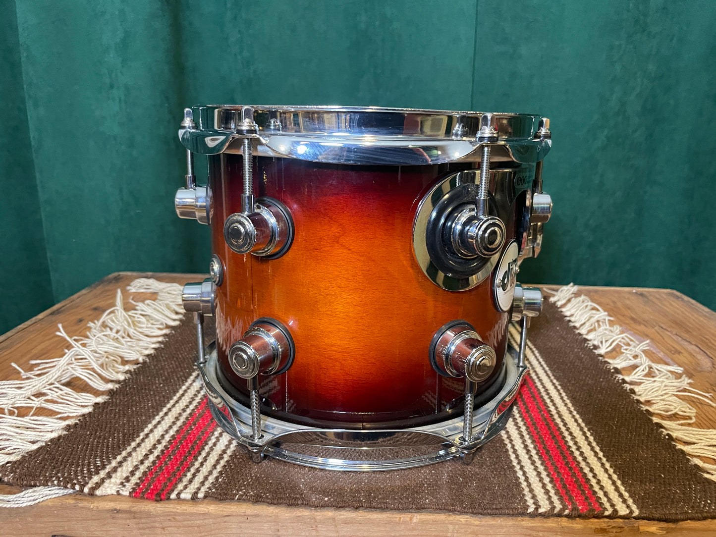 DW Design Series 7x8 Tom Drum Tobacco Burst Drum Workshop
