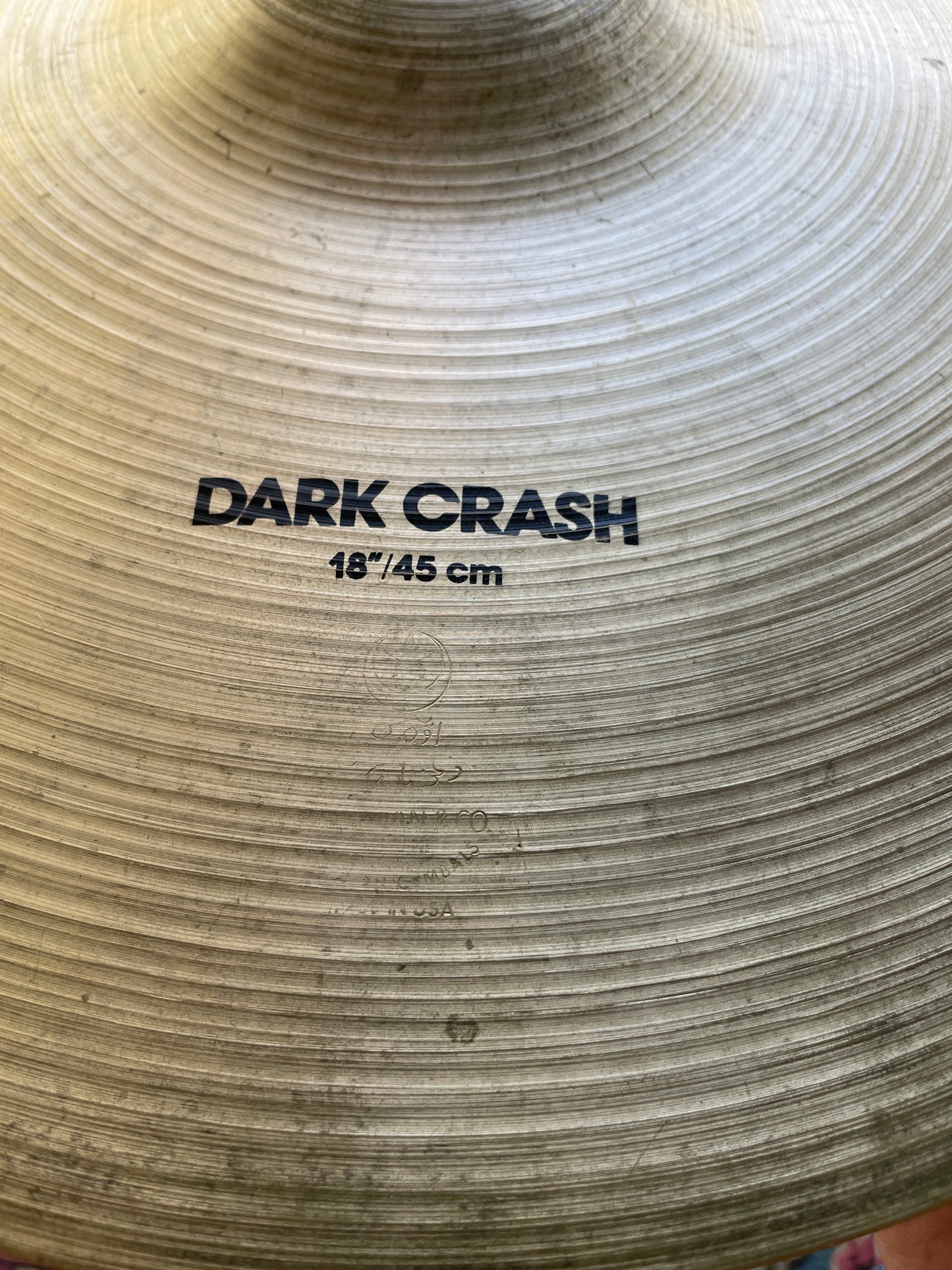 18" Zildjian K Dark Crash Cymbal IAK 1650g *Video Demo*