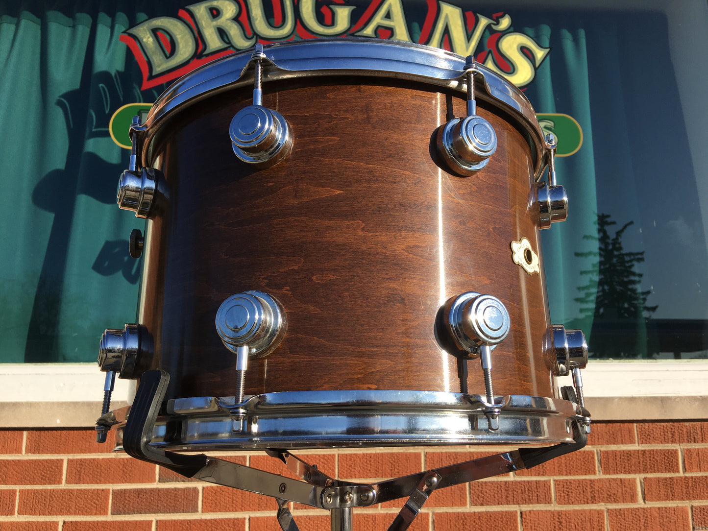 1970s Camco 10x14 Walnut L.A. Los Angeles Single Tom Drum