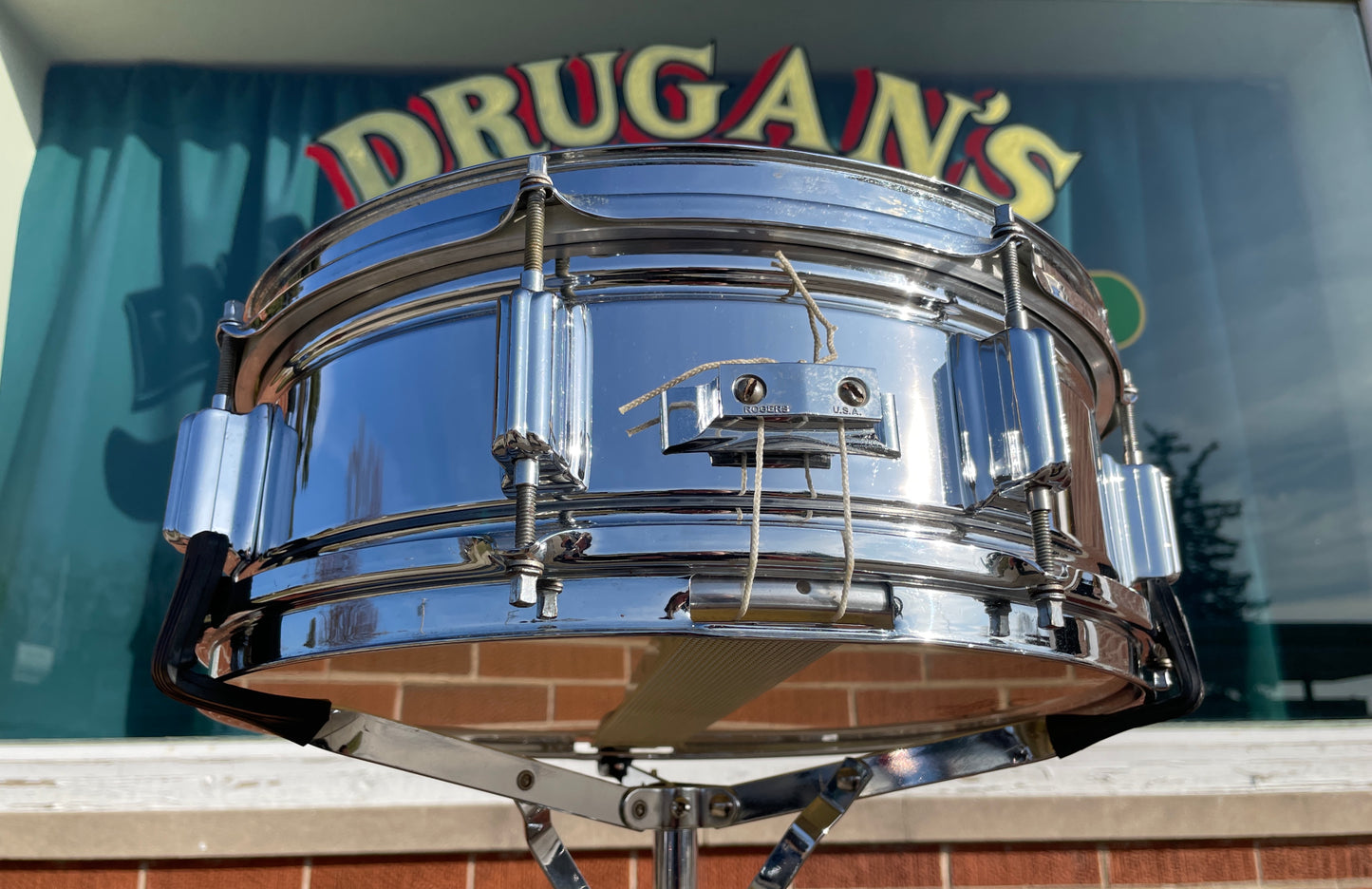 1960s Rogers 5x14 Powertone Snare Drum Cleveland Era COB