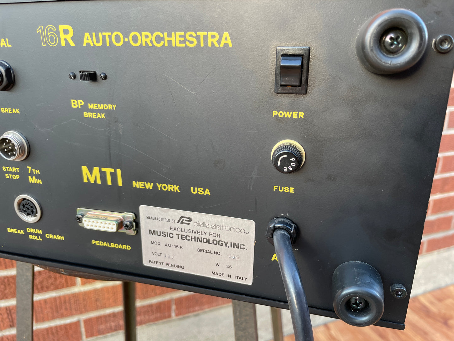 Vintage MTI 16R Auto Orchestra Analog Drum Machine, Bass, Piano, & Organ Synthesizer