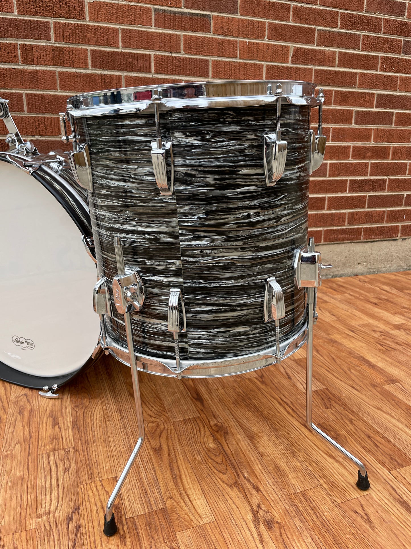 1966 Ludwig Down Beat Drum Set Oyster Black Pearl 20/12/14 Ringo Starr The Beatles