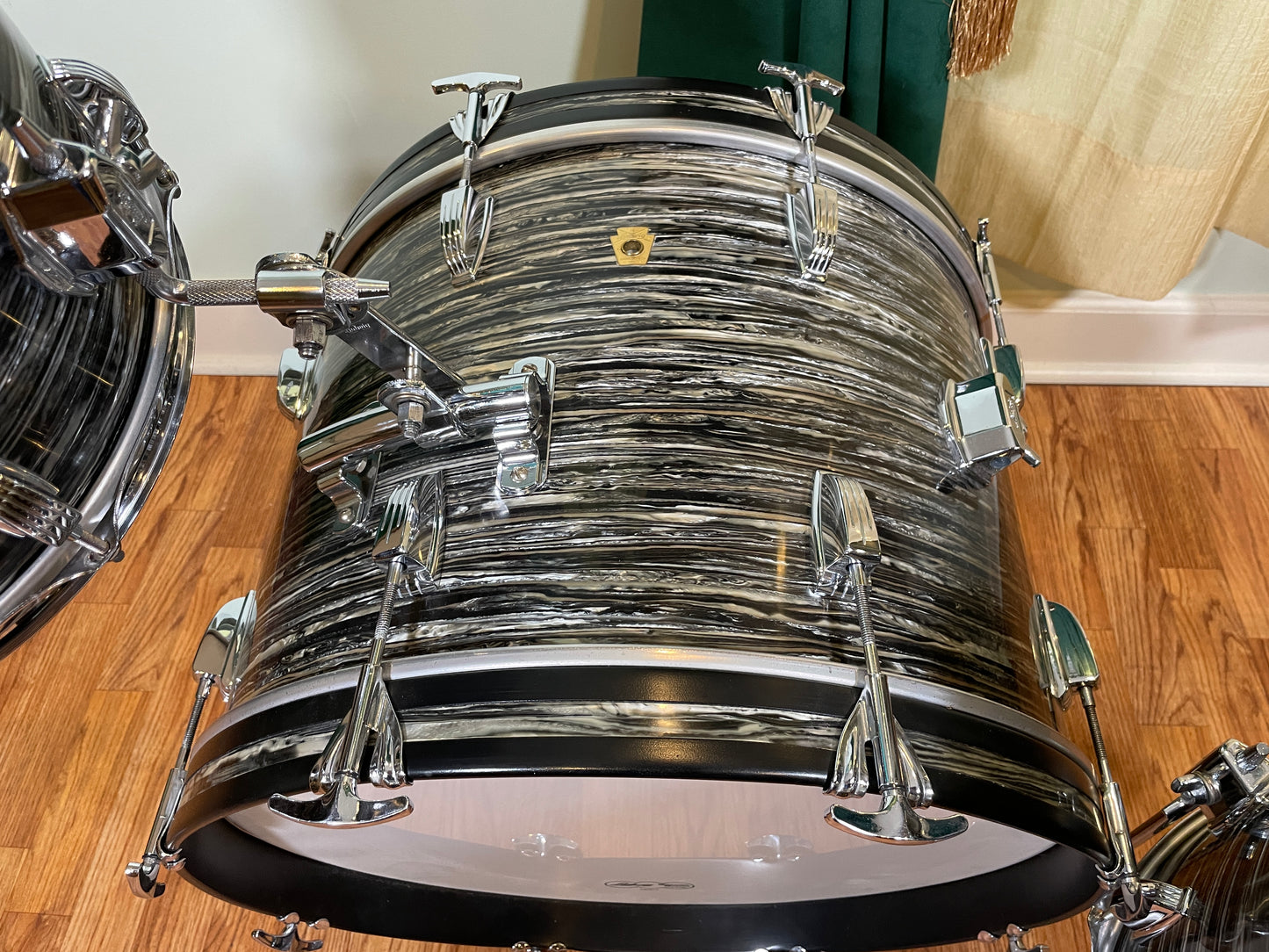 1966 Ludwig Down Beat Drum Set Oyster Black Pearl 20/12/14 Ringo Starr The Beatles