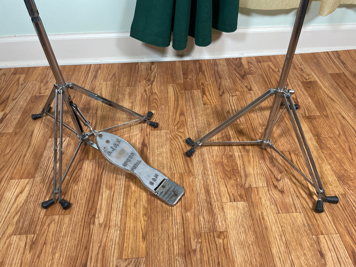 Rare 1950s Ajax Hi-Hat Stand & Snare Drum Stand